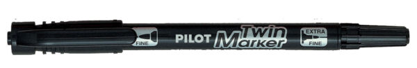 PILOT Twin Marker Black (Box of 10pcs) - Image 2