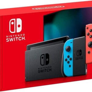 NINTENDO Switch W/Neon Blue & Neon Red Joy-Con