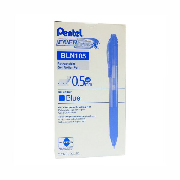 Pentel EnerGel Retractable Pens - 0.7mm & 0.5mm | 12 Pens Per Box - Image 8