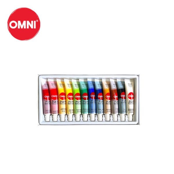 OMNI 12 Colours Acrylic Paint Set - Image 4