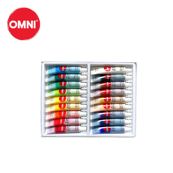 OMNI 12 Colours Acrylic Paint Set - Image 6