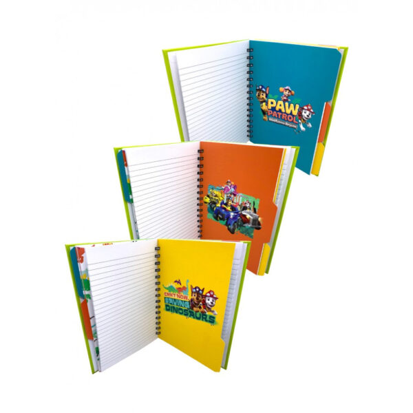 PAW PATROL Spiral A5 Notebook with Divider 70GSM - Image 12