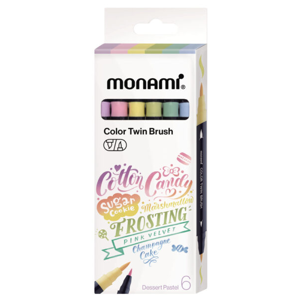 MONAMI Colortwin Brush 6 Color Set DESERT - Image 2