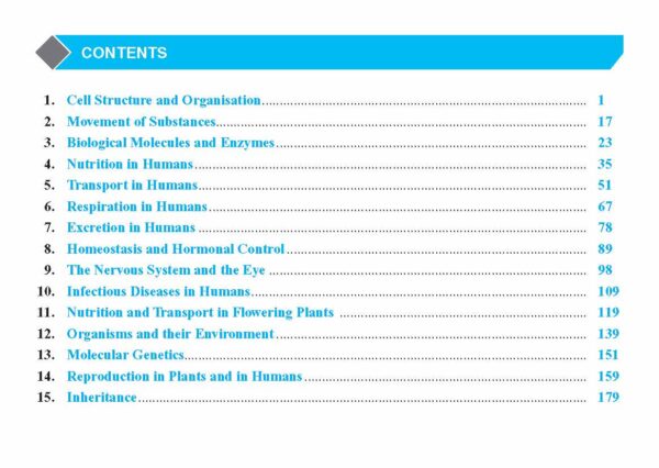 O Level (G3) Biology Quick Revision Handbook (3ED) - Image 2