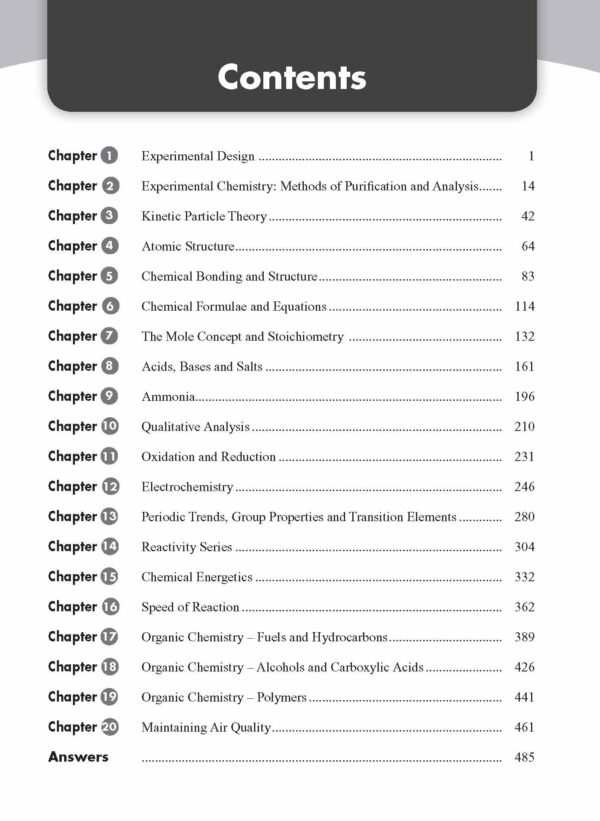 O Level Chemistry Fast Forward - Image 2