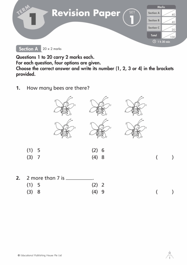 Primary 1 Maths Revision Papers - Image 3