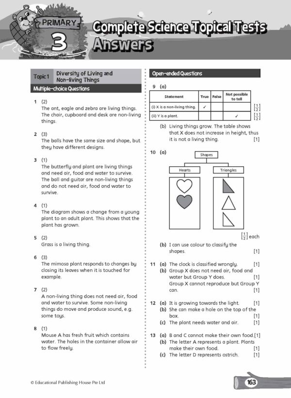 Primary 3 Complete Science Topical Tests - Image 6