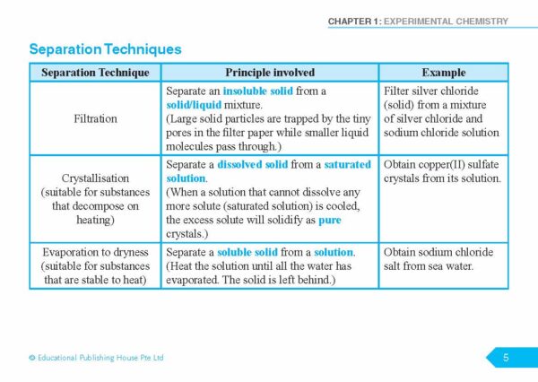 O/N Level (G3/G2) Science Chemistry Quick Revision Handbook-4ED - Image 7