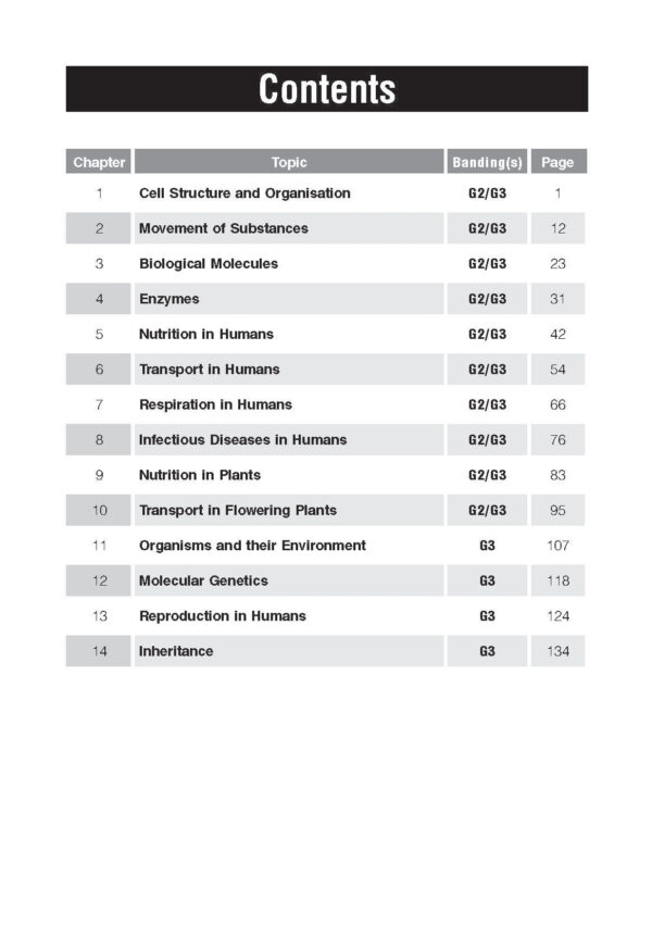 O/N Level (G3/G2) Science Biology At Your Fingertips - Image 2