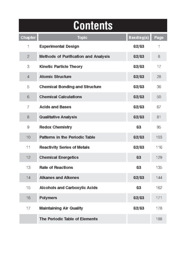 O/N Level (G3/G2) Science Chemistry At Your Fingertips - Image 2