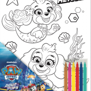 PAW PATROL CANVAS COLOURING SET 15X20CM PAWP-CVCS2