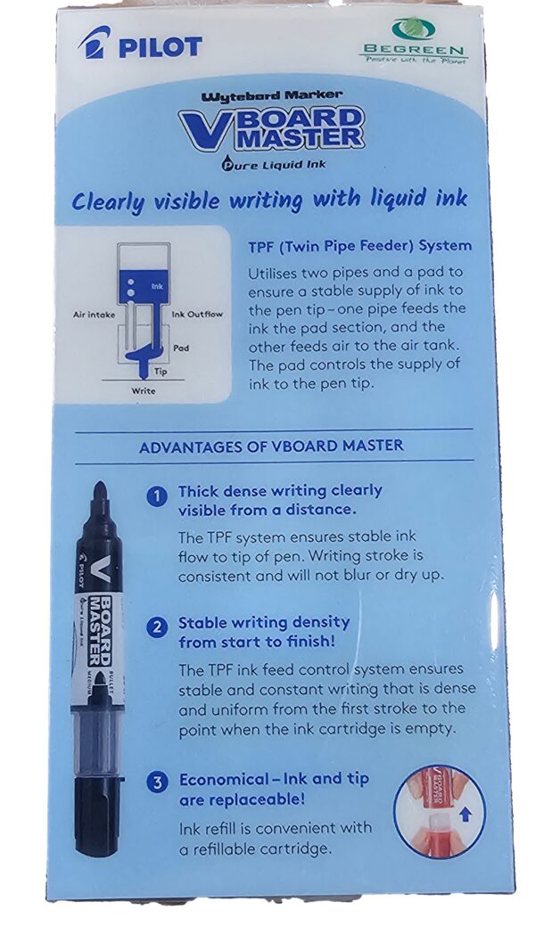 PILOT V Board Master Blue Whiteboard Marker + Refills Saver'S Pack - 2 Pack - Image 2