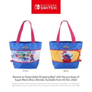 NINTENDO SUPER MARIO BROS. WONDER SHOPPING BAG (NOT FOR SALE)